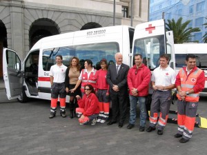 El IASS entrega nuevos vehículos adaptados a cuatro asambleas locales de Cruz Roja