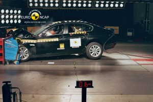 La Euro NCAP publica su lista de los coche más seguros de 2010. En la imagen el BMW Serie 5, ganador entre las berlinas de gama alta.