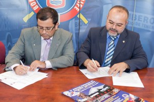 El Consorcio de Bomberos de Tenerife firma un convenio de colaboración para apoyar los Juegos Europeos de Policías y Bomberos 2012