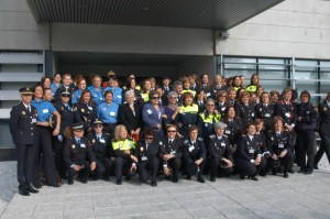 Agentes de la Policía Local de Santa Cruz participan en el encuentro estatal de mujeres policías celebrado en Madrid