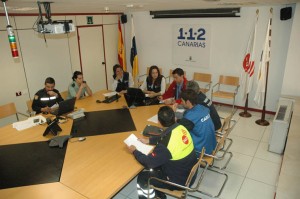 El 112 Canarias participa en un simulacro de incendio forestal