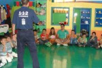 El SUC y el 112 Canarias se acercan a los niños de La Guancha para explicarles su funcionamiento