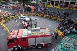 Cerca de mil personas participan en la fiesta infantil organizada por Bomberos de Tenerife