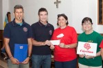 La Asociación Deportiva, Social y Cultural de Bomberos de Tenerife hace un donativo a Cáritas