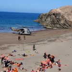 Un simulacro de accidente aéreo pone a prueba las emergencias de Canarias. Canasar 2012