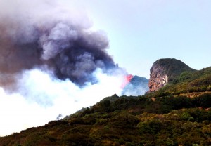 750 Hectáreas del Parque Nacional de Garajonay, afectadas por el incendio