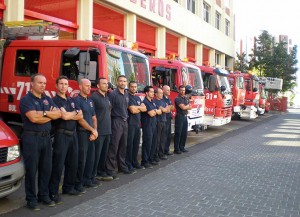 El Consorcio de Bomberos de Tenerife rinde homenaje a los bomberos fallecidos en el 11S